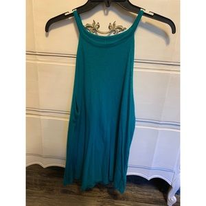 Teal tank top